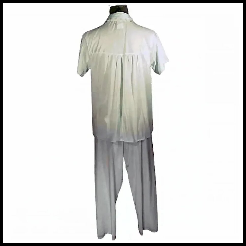 Vintage Sheer Satiny Nylon Pajamas from Philmaid, Mint Condition VFG Mid Century - Picture 7 of 13